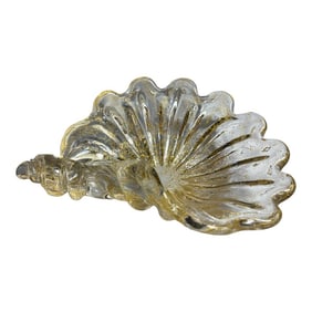 Murano Vintage Hand Blown Golden Conch