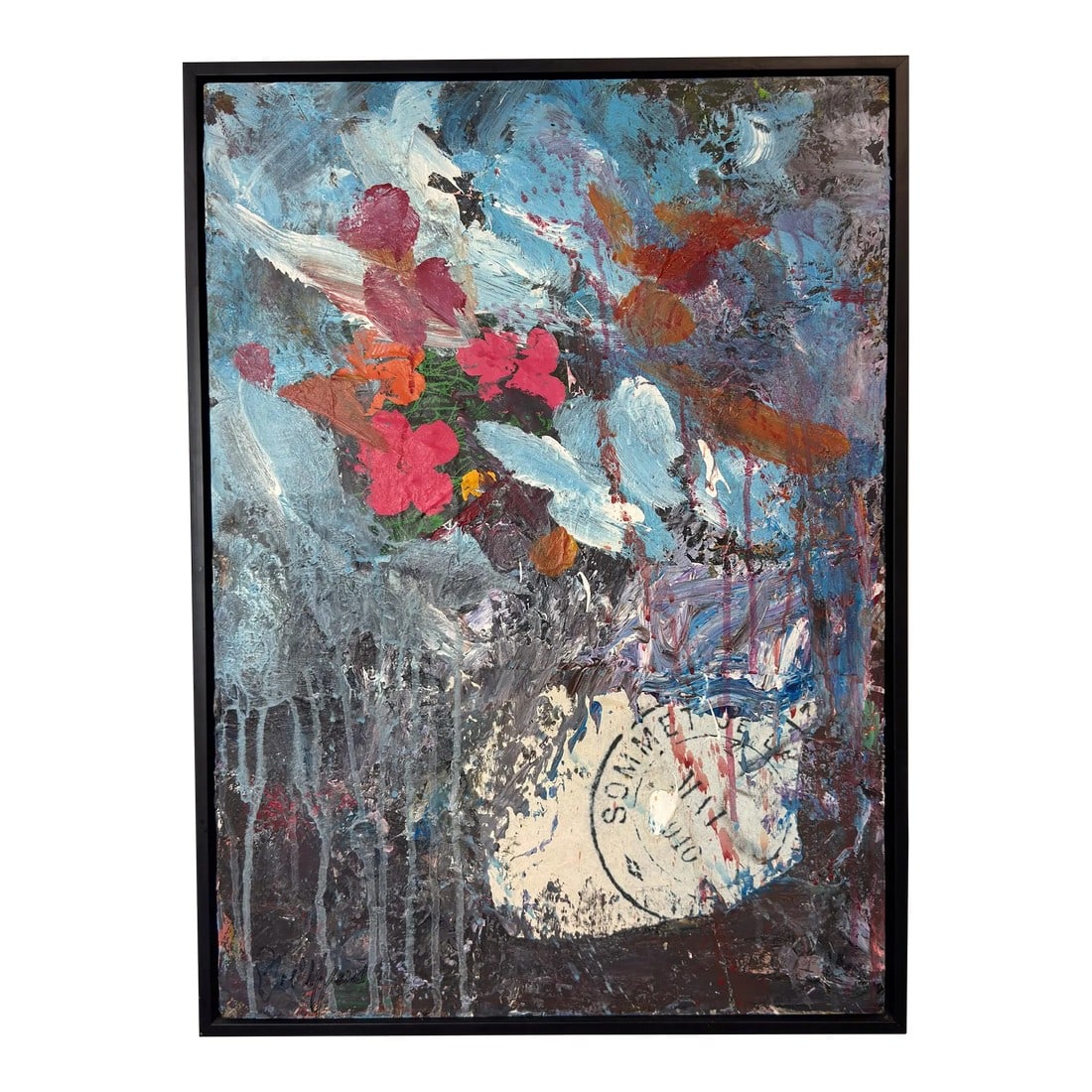 Flower Bouquet Abstract by Beverly Myers Modern Painter, School of Wolf Kahn: Flower Bouquet by Beverly Myers Modern Painter, School of Wolf Kahn USA, Post 2015 "Flower Bouquet" is a stunning example of Beverly Myers' mastery as a modern painter. A student of Wolf Kahn, Myers i