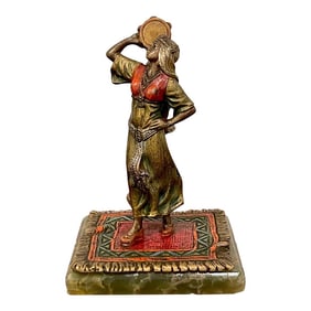 Early 20th Century Vienna Cold Painted Bronze 'Carmen'