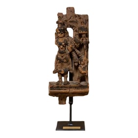 Ancient Indian Temple Parvati Carving
