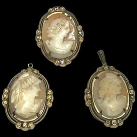 Collection of Vintage Cameos