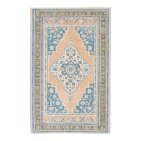 Vintage Turkish Oushak Rug 5'8" x 8'10"