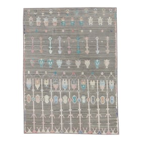 Early 21st Century Handmade Modern Kilim Rug 8'9 X 12'