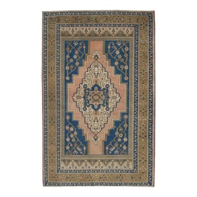 Vintage Turkish Rug 4' x 6'2"