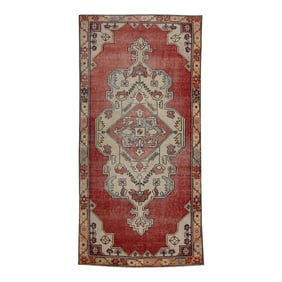 Vintage Turkish Rug 4' x 8'