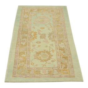 Modern Turkish Oushak Rug 3' x 6'4"