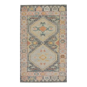 Modern Turkish Oushak Rug 3'1" x 6'6"