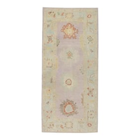 Modern Turkish Oushak Rug 3'1" x 6'9"