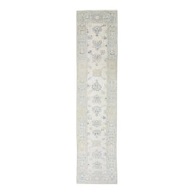 Modern Turkish Oushak Rug 2'5" x 9'6"
