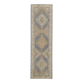 Modern Turkish Oushak Rug 3'1" x 10'1"