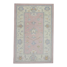 Modern Turkish Oushak Rug 6'5" x 9'1"