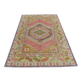 Modern Turkish Oushak Rug 5' x 7'