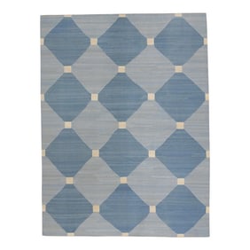 Handmade Modern Kilim Rug 8'4" X 10'11"