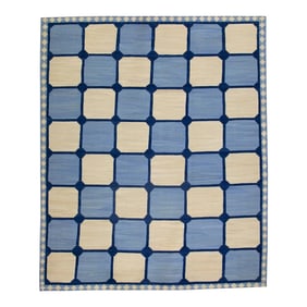Early 21st Century Handmade Modern Kilim Rug 12'5 X 15'