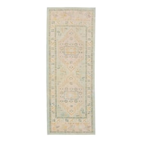 Modern Turkish Oushak Rug 2'11" x 7'3"