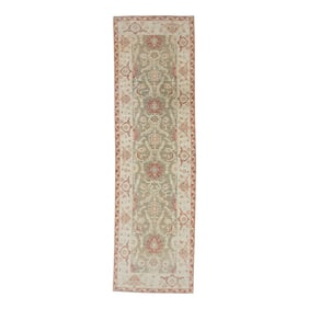 Modern Turkish Fine Woven Oushak Rug 2'9" x 9'6"
