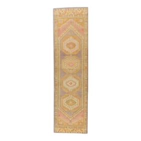 Modern Turkish Oushak Rug 3' x 10'10"