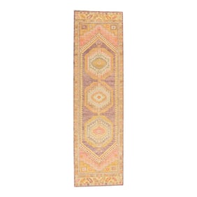 Modern Turkish Oushak Rug 3' x 10'6"