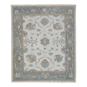 Modern Turkish Oushak Rug 7'7" x 9'