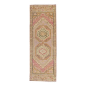 Modern Turkish Oushak Rug 3'1" x 8'8"