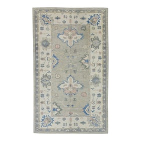 Modern Turkish Oushak Rug 5' x 8'4"
