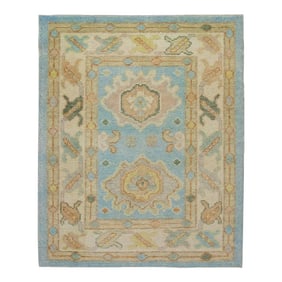 Modern Turkish Oushak Rug 2'9" x 3'5"
