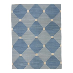 Handmade Modern Kilim Rug 8'8" X 10'1"