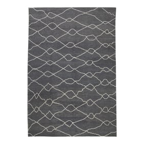 Modern Handmade Tulu Rug 8'8" x 12'4"