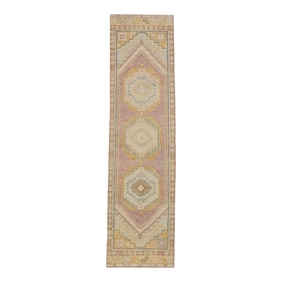 Modern Turkish Oushak Rug 2'10" 10'5"