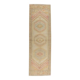 Modern Turkish Oushak Rug 3'2" x 10'2"