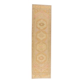 Modern Turkish Oushak Rug 3'2" x 11'11"