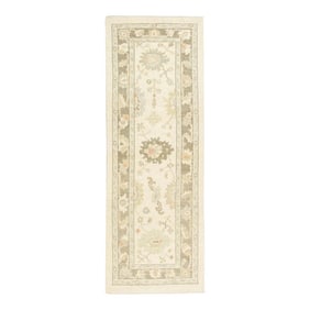 Modern Turkish Oushak Rug 2'9" x 7'9"