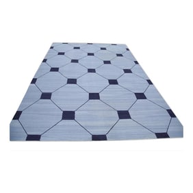 Early 21st Century Handmade Modern Kilim Rug 9' X 12'7