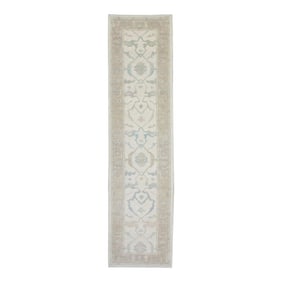 Modern Turkish Oushak Rug 3'1" x 11'10"