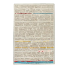 Modern Handmade Tulu Rug 8'8" X 12'3"