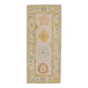 Modern Turkish Oushak Rug 3'1" x 6'8"
