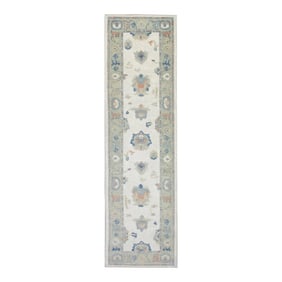 Modern Turkish Oushak Rug 2'8" x 8'3"
