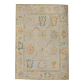 Modern Turkish Oushak Rug 3'11" x 5'6"