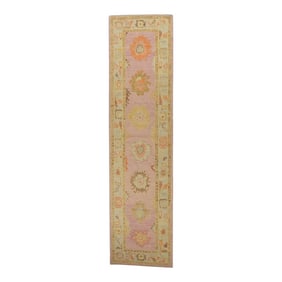 Modern Turkish Oushak Rug 3'1" x 12'