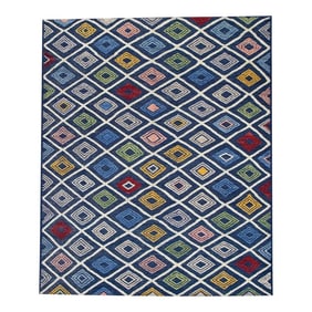 Handmade Modern Kilim Rug 8'5" X 10'3"