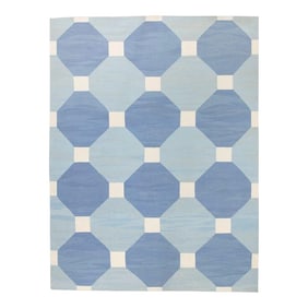 Early 21st Century Handmade Modern Kilim Rug 9'4 X 12'2