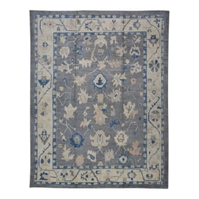 Early 21st Century Modern Oversized Turkish Oushak Rug 12'3" X 15'6"