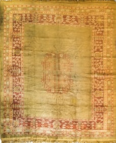 AntiqueTurkish Oushak Rug- 8‚Ä≤3‚Ä≥ √ó 10‚Ä