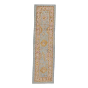 Modern Turkish Oushak Rug 2'10" x 9'11"