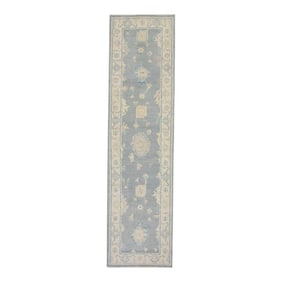 Modern Turkish Oushak Rug 3'1" x 11'7"