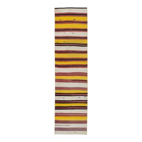Vintage Handmade Kilim Runner 2'8" X 11'