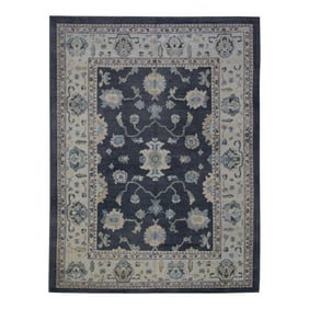 Modern Turkish Oushak Rug 8'4" x 10'7"