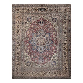 Late 19th Century Kerman Lavar Rug