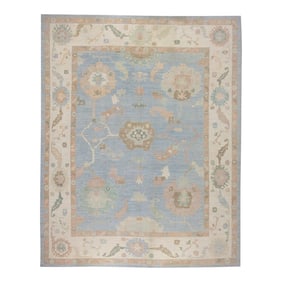 Modern Turkish Oushak Rug 14'3" x 17'8"