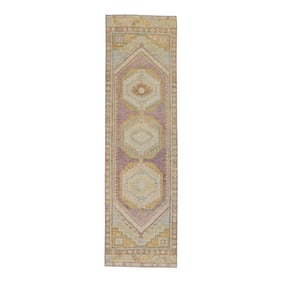 Modern Turkish Oushak Rug 2'10" x 10'
